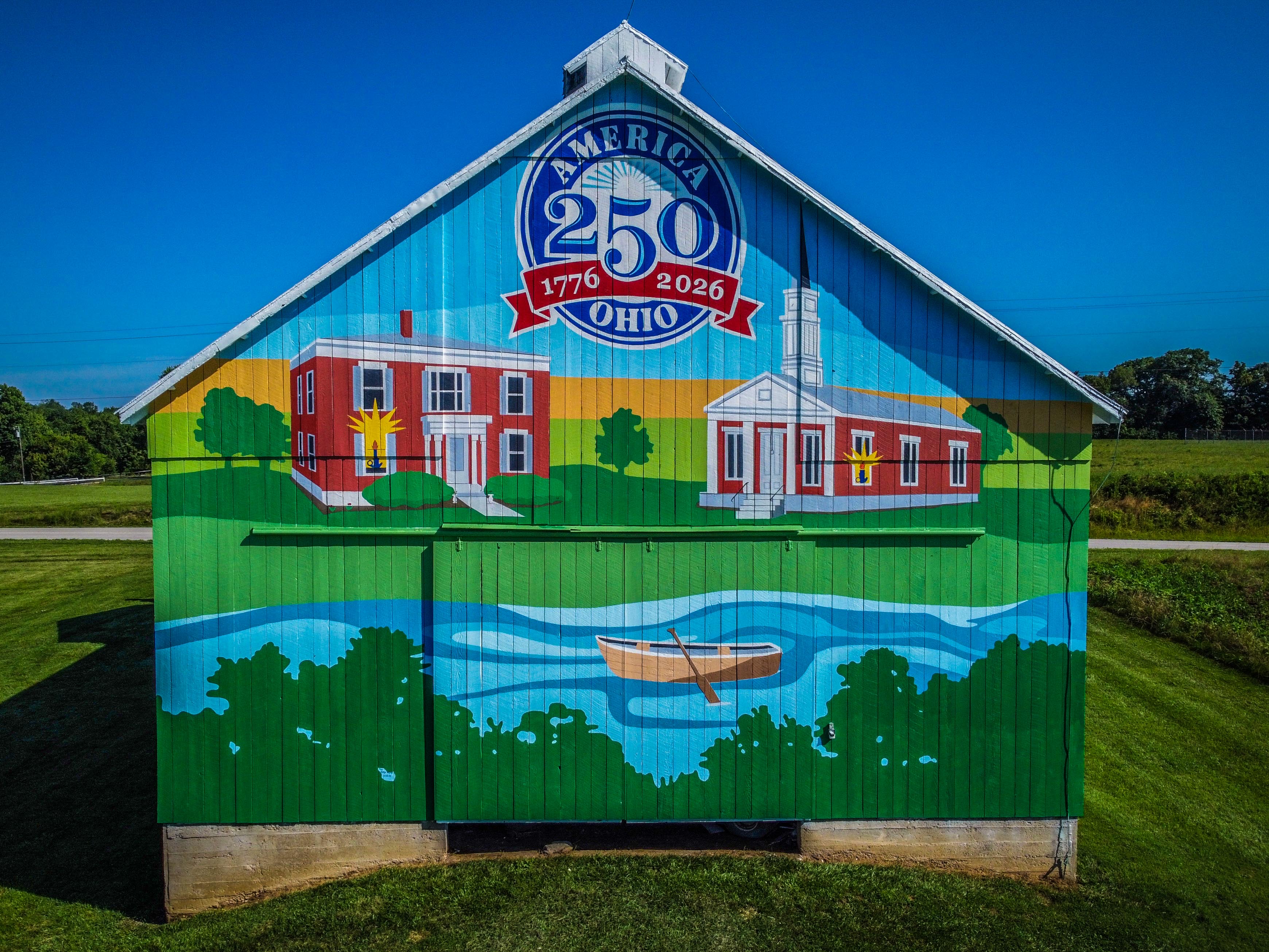 Williamsburg Barn Mural