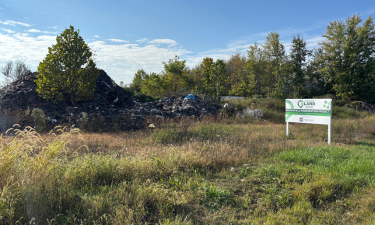 Illegal dumping site