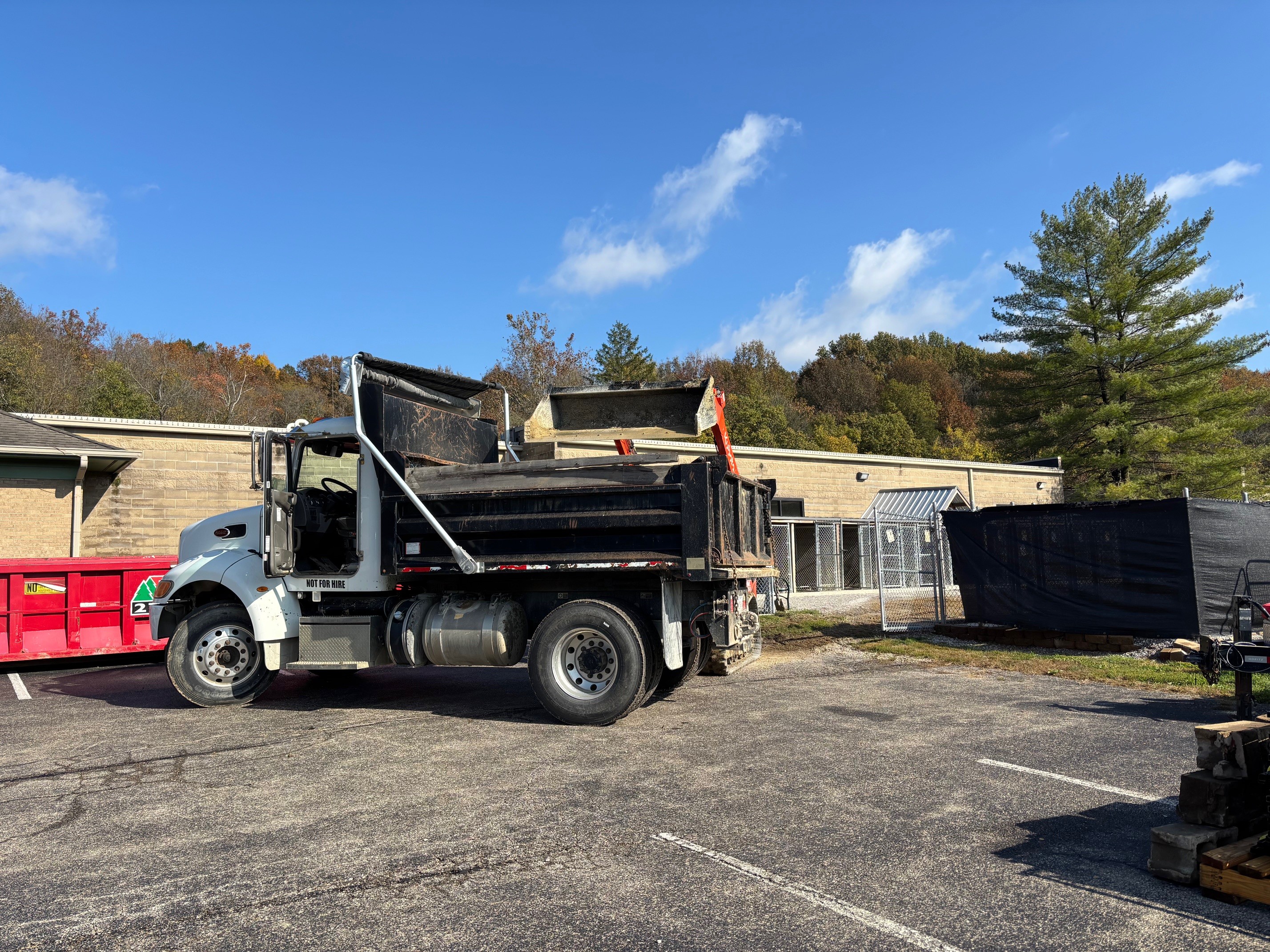 Outdoor kennel project start