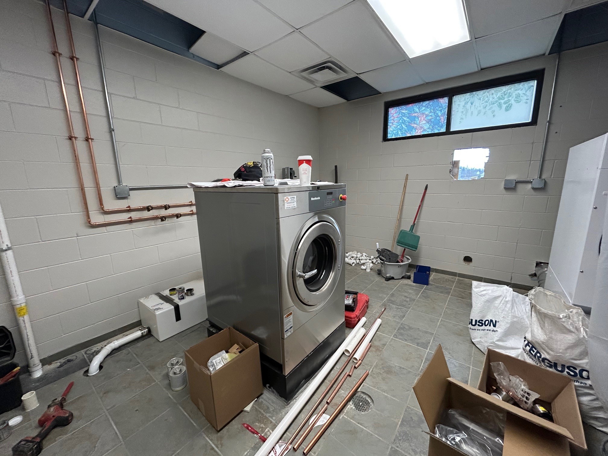 Animal Shelter washer and dryer update